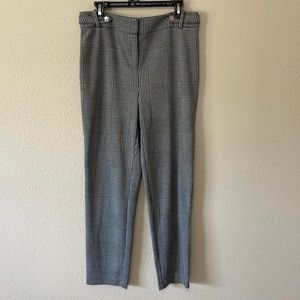 Calvin Klein black and white plaid pants